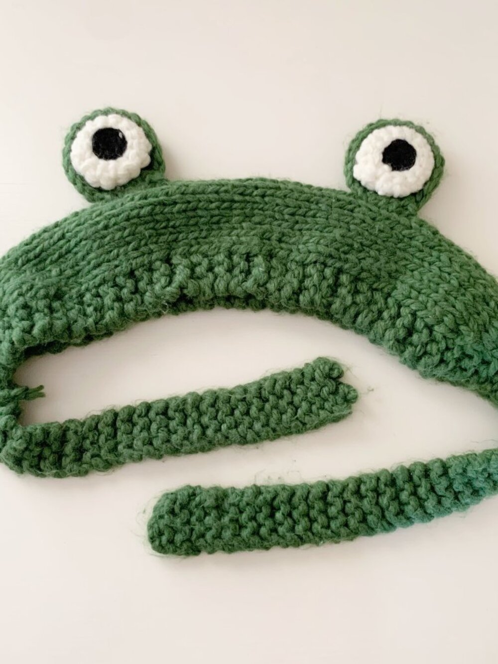 Crocheted Frog Headband